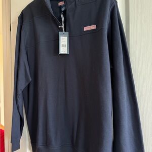 Vineyard Vines Men's Navy Zip-Up Shep Shirt NWT